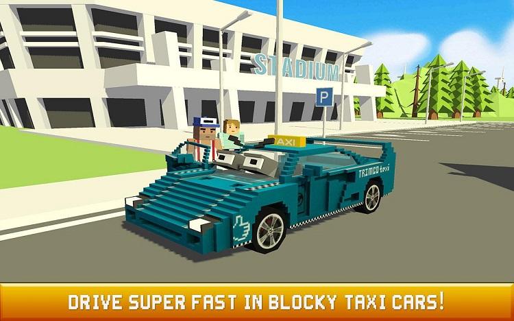 出租车司机抢市官方版下载,出租车司机抢市,方块游戏,驾驶游戏
